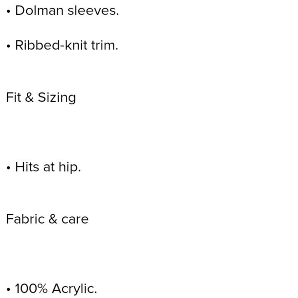 White Dolman Sweater - Picture 2 of 3